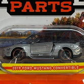 Collectible Matchbox Moving Parts Die-Cast Vehicle - 2019 Ford Mustang Covertible ~ HLG25 ~ Silver ~ Made with Recycled Zinc